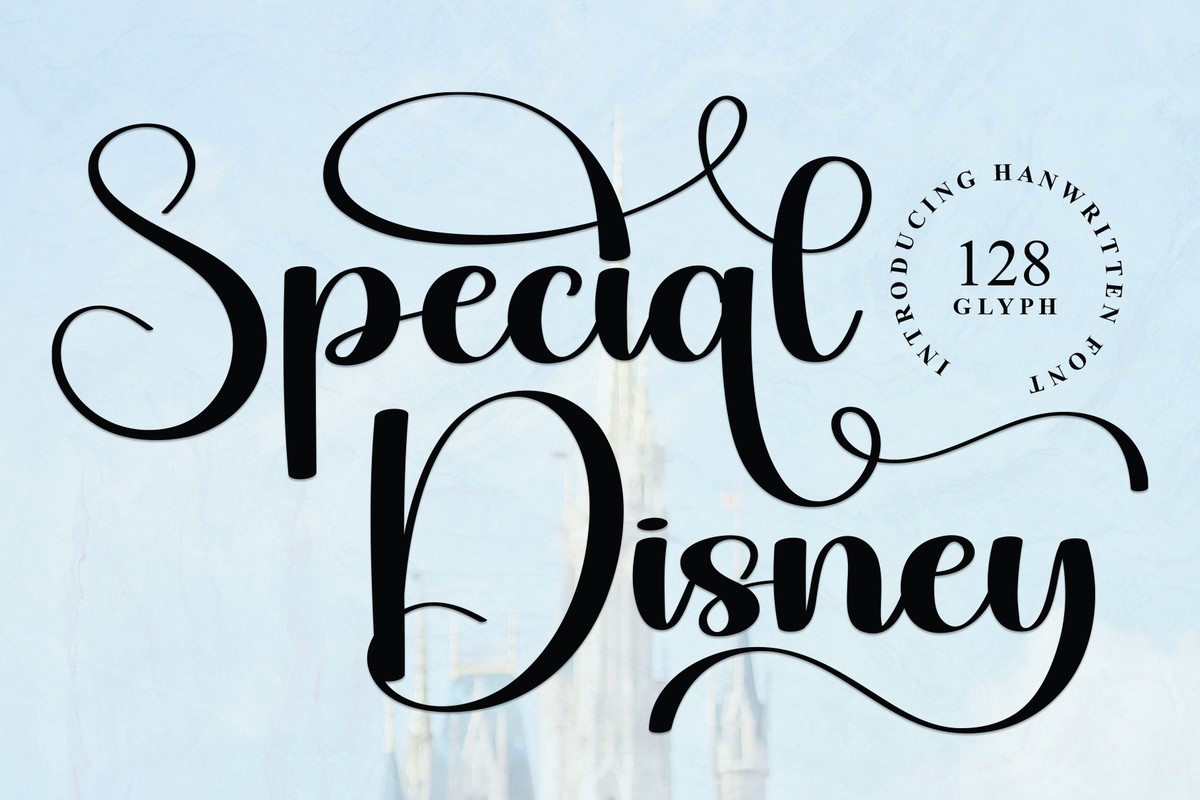 フォント Special Disney