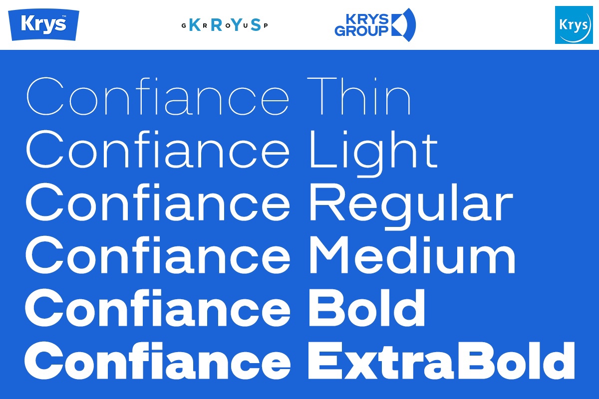 フォント Confiance