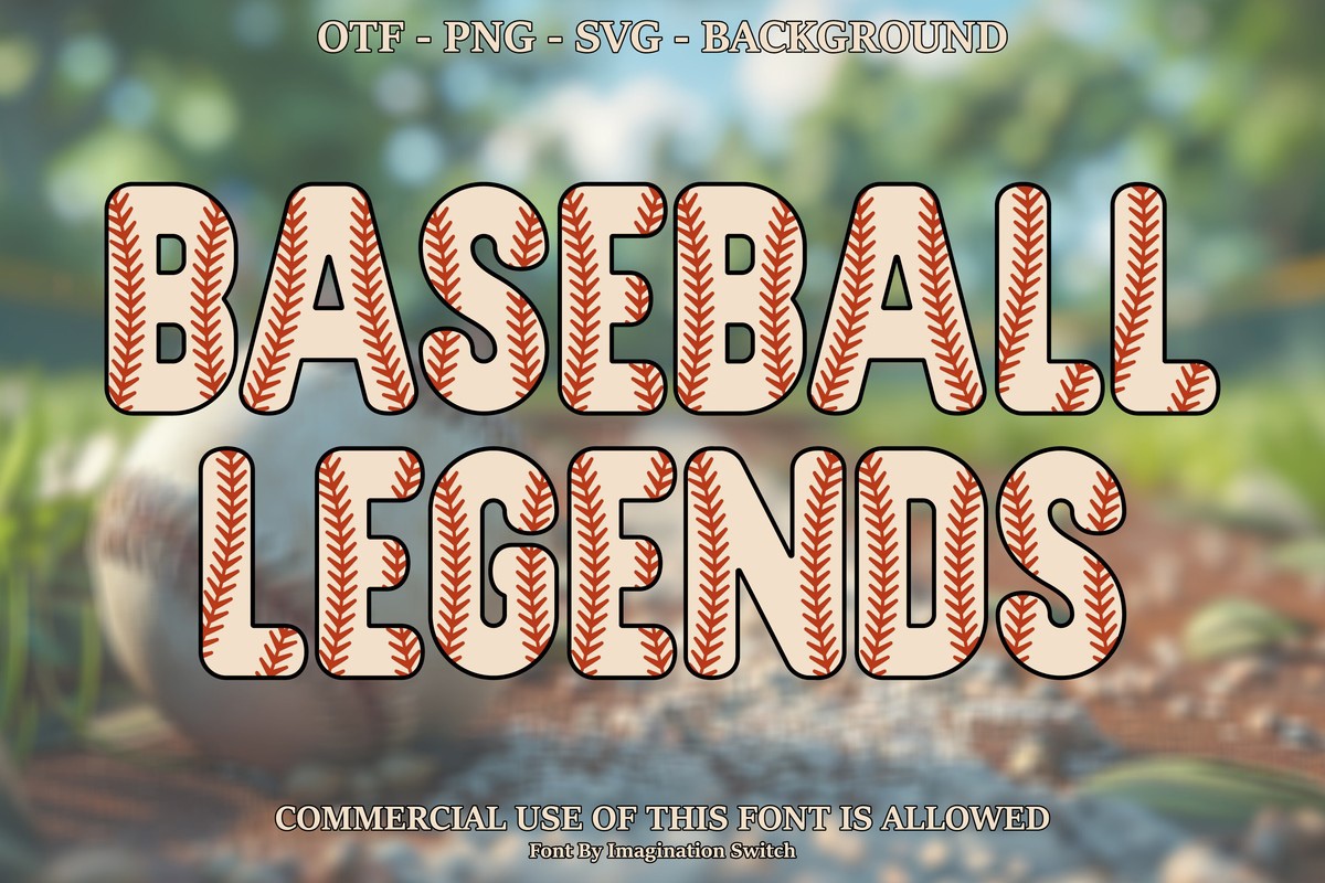 フォント Baseball Legends