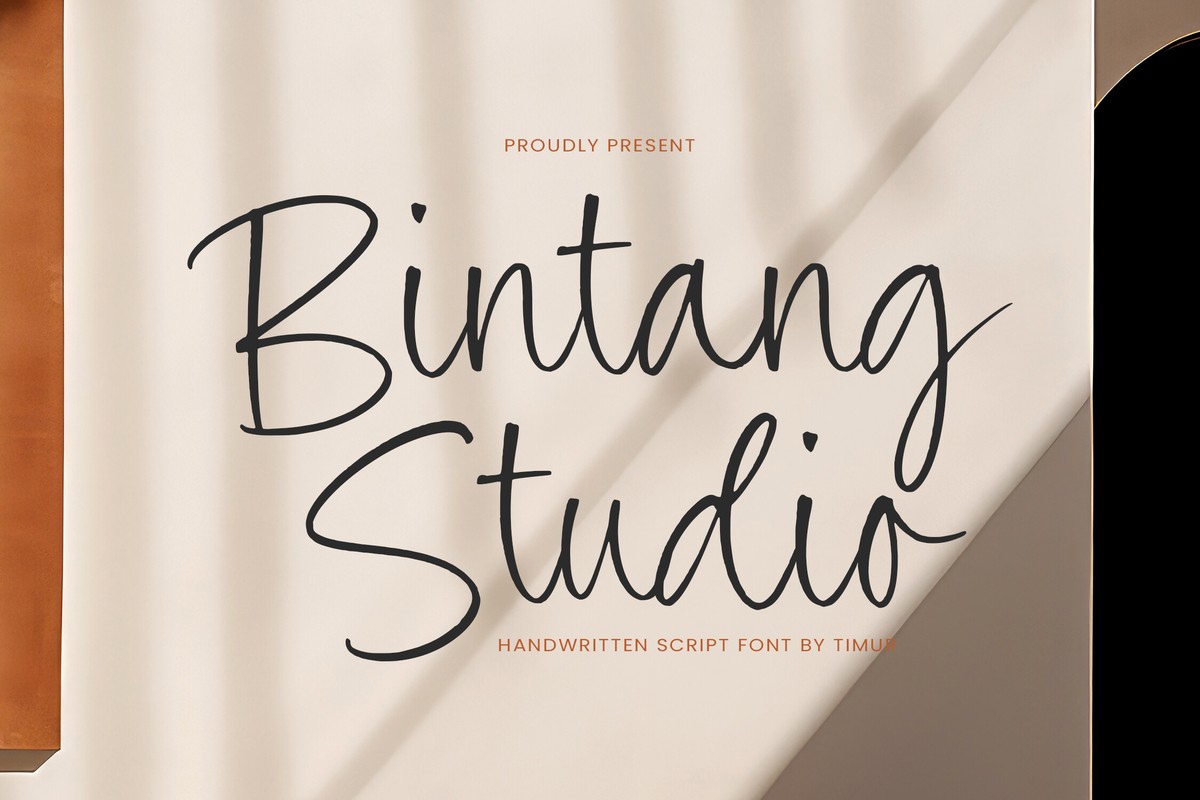 フォント Bintang Studio