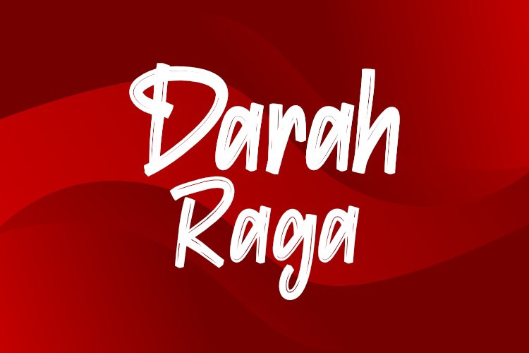 フォント Darah Raga