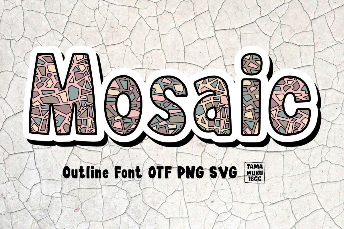 フォント Mosaic Tamawuku 18CC