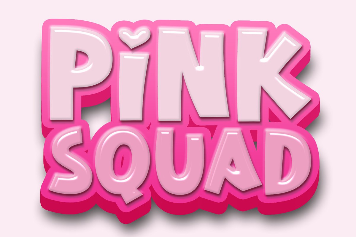 フォント Pink Squad