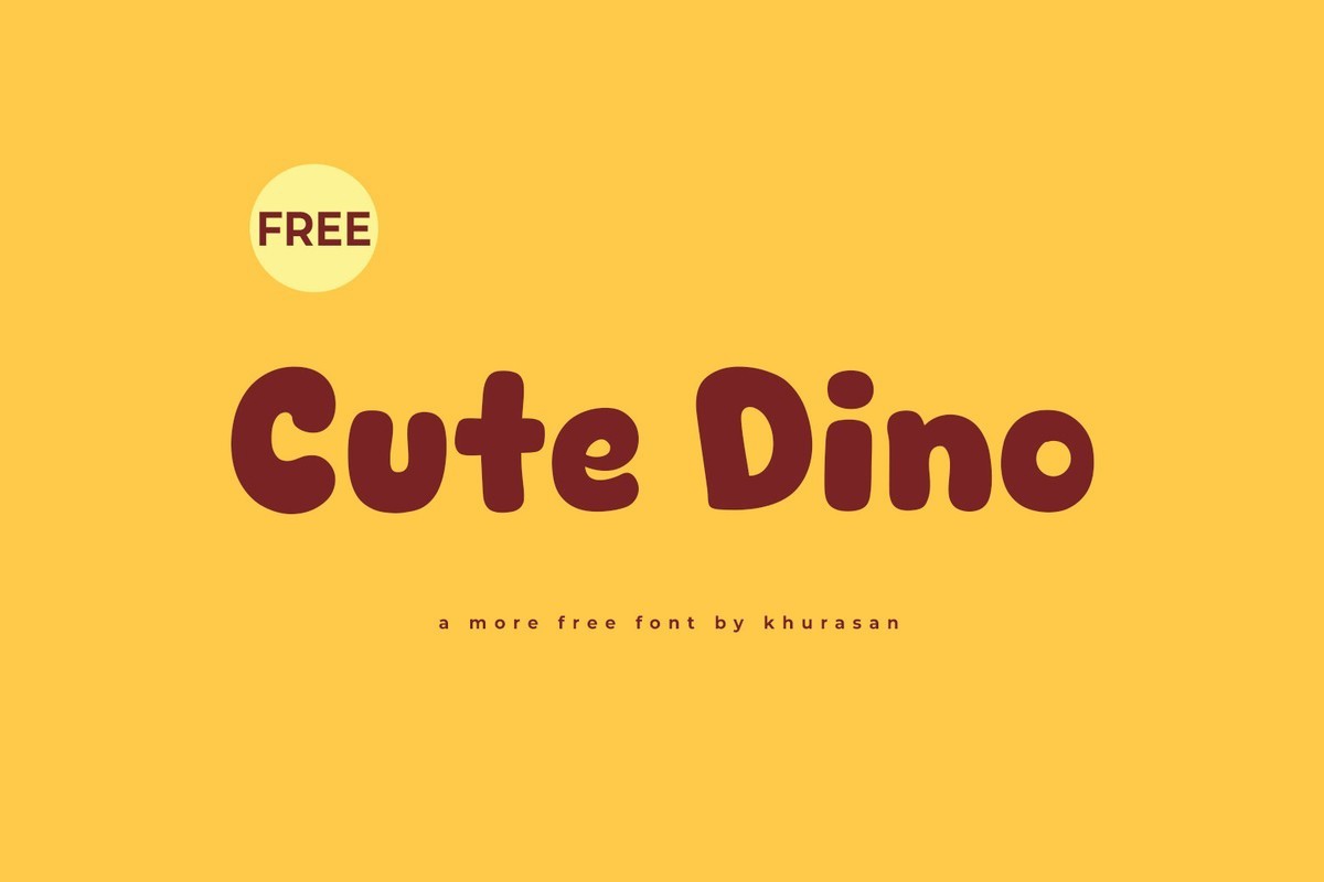 フォント Cute Dino