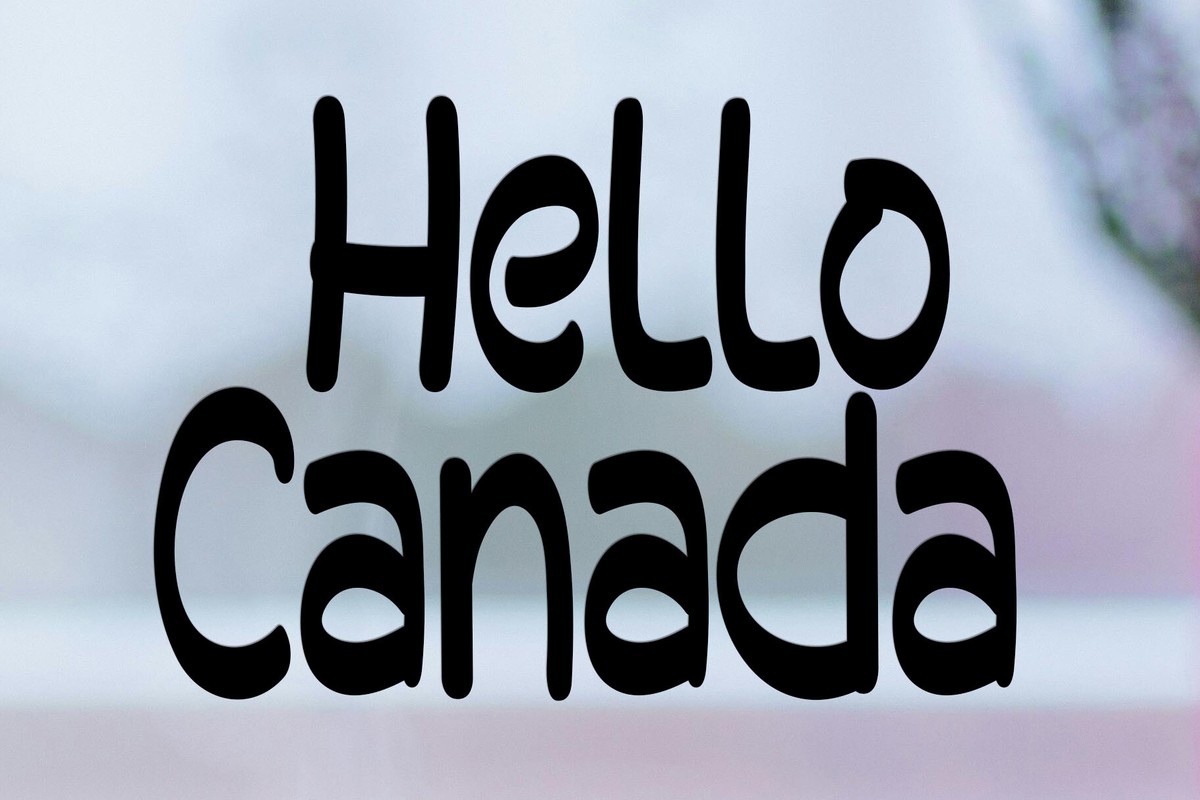 フォント Hello Canada
