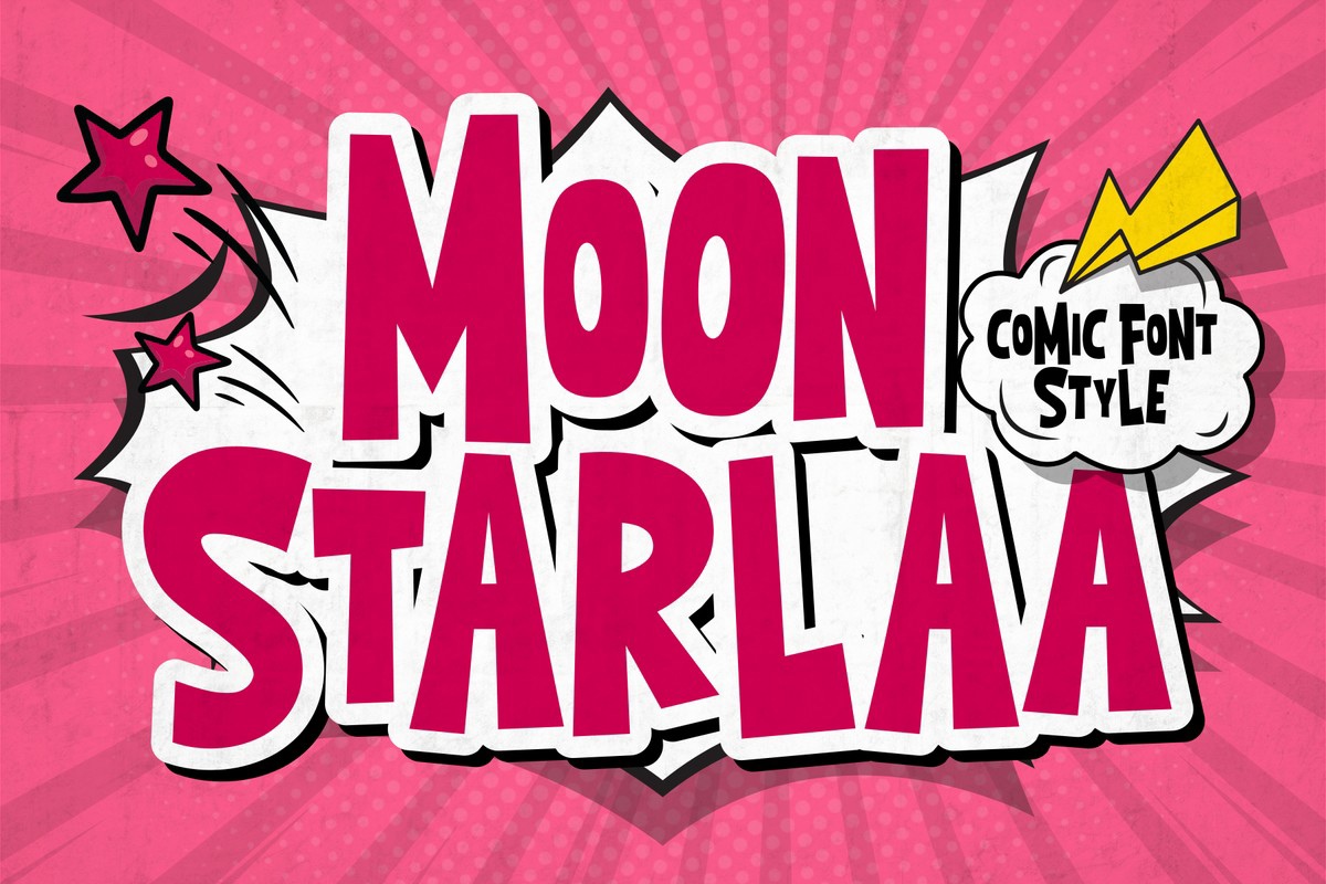 フォント Moon Starlaa