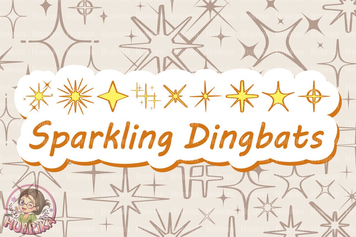 フォント Sparkling Dingbats