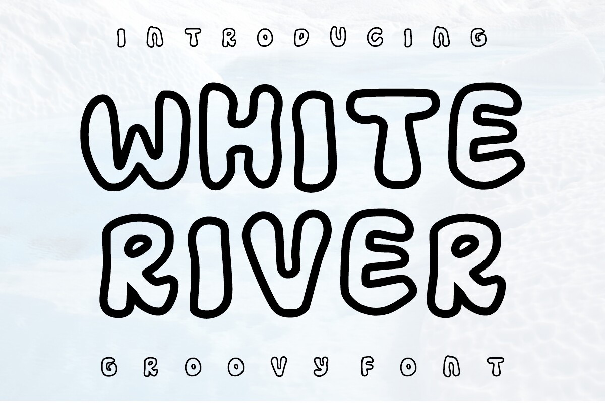 フォント White River