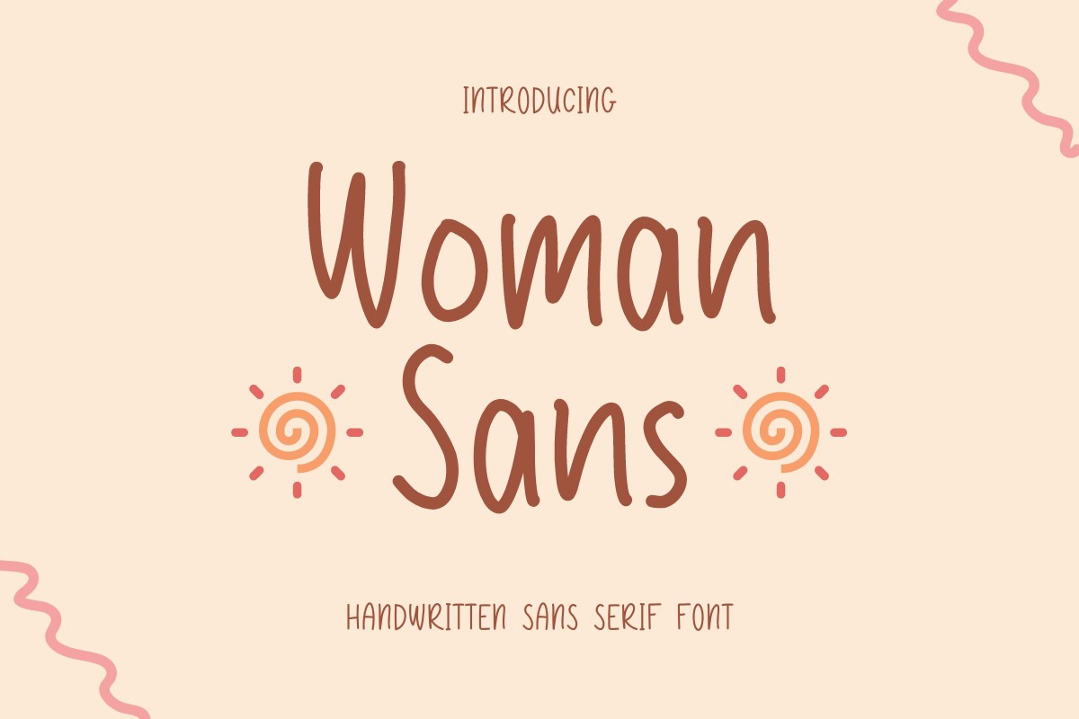 フォント Woman Sans