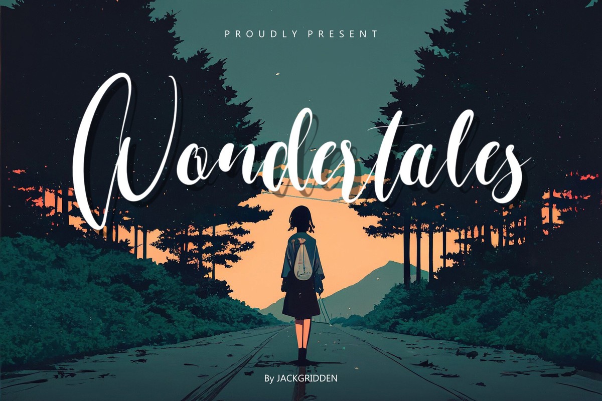 フォント Wondertales