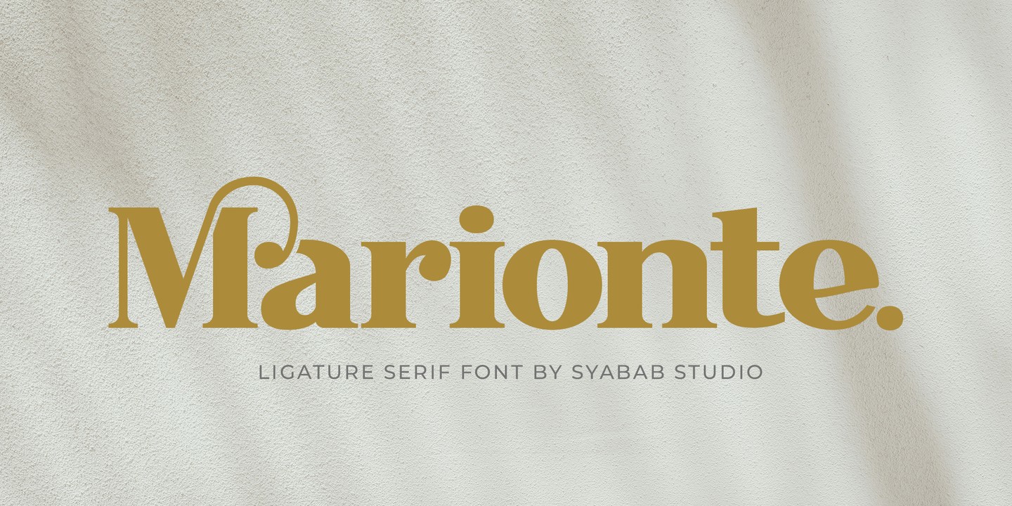 フォント Marionte