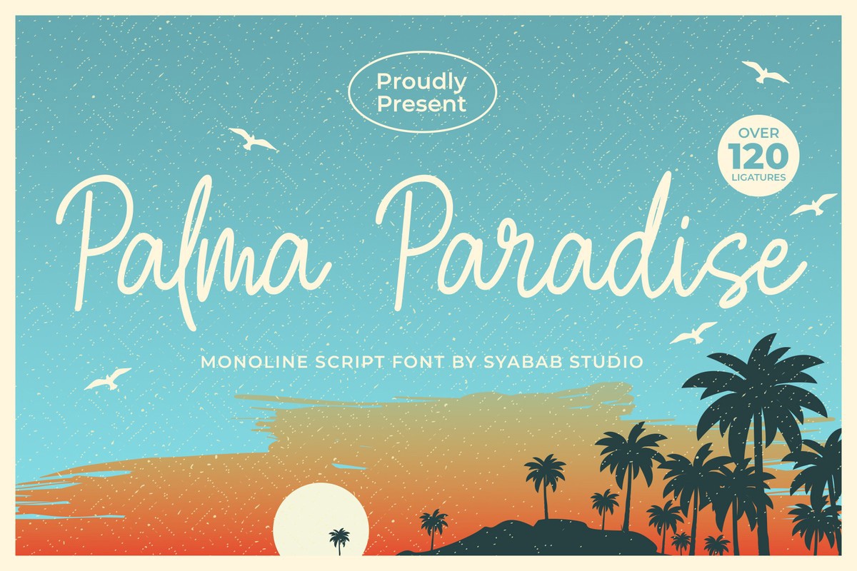 フォント Palma Paradise