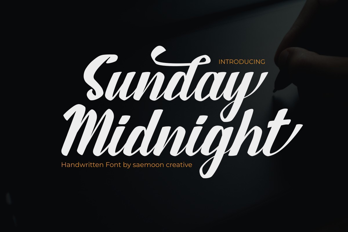 フォント Sunday Midnight