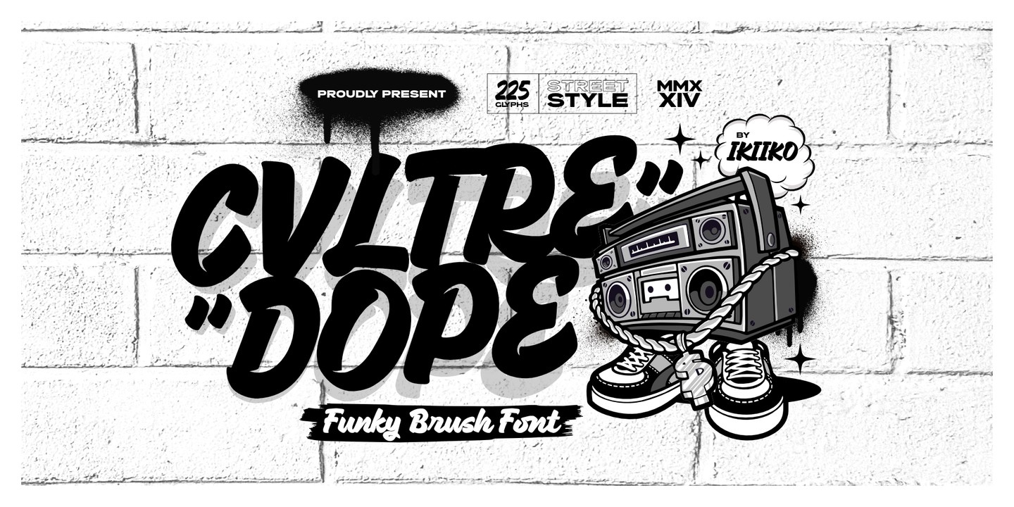 フォント Cvltre Dope