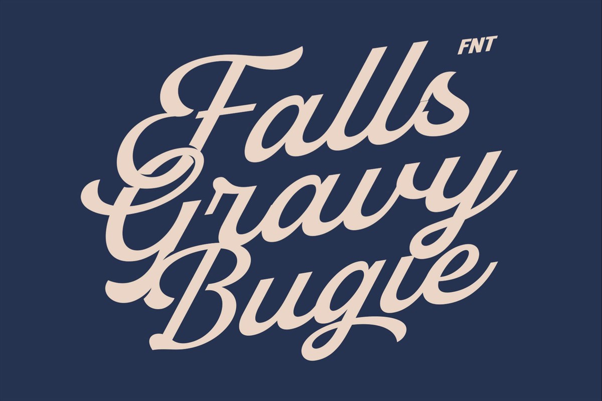 フォント Falls Gravy Bugies