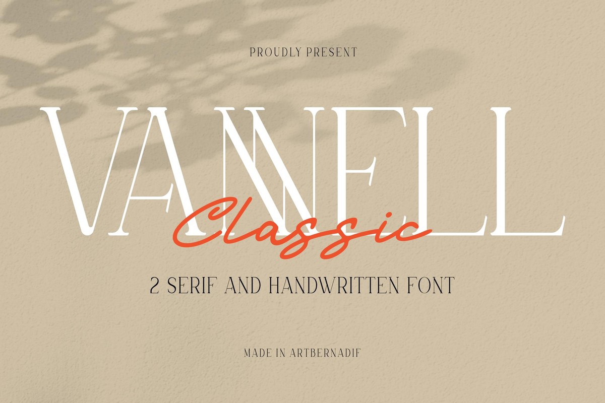 フォント Vannell Classic