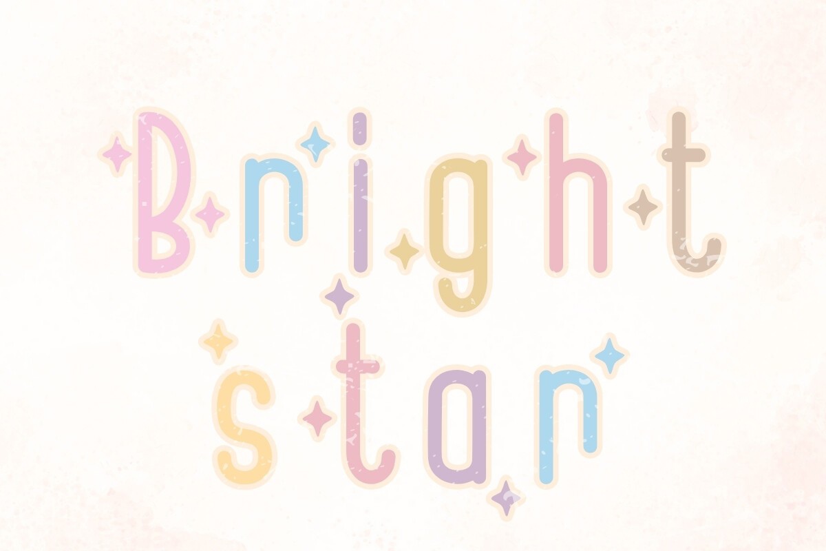 フォント Bright Star
