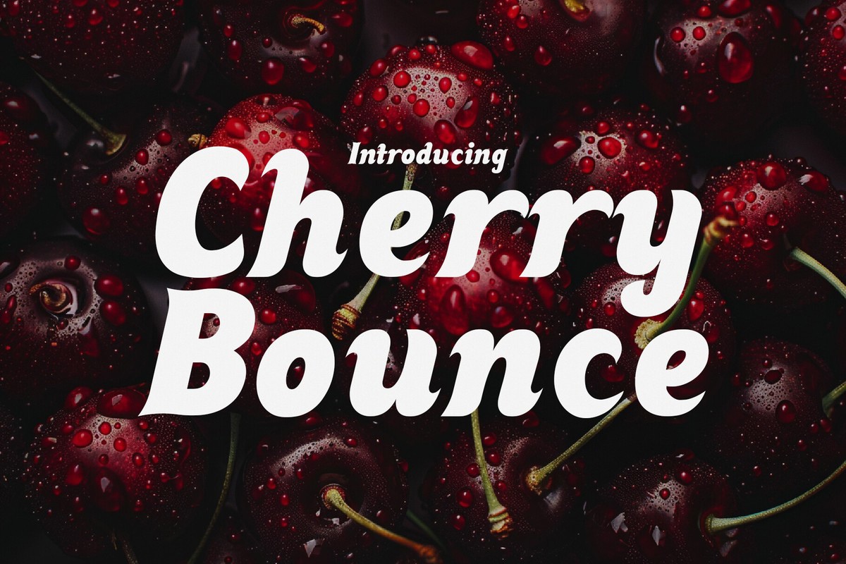フォント Cherry Bounce