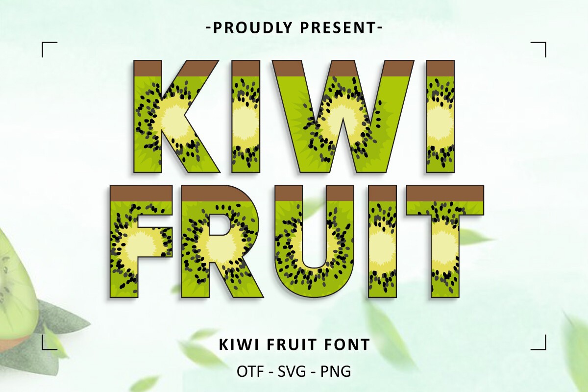 フォント Kiwi Fruit