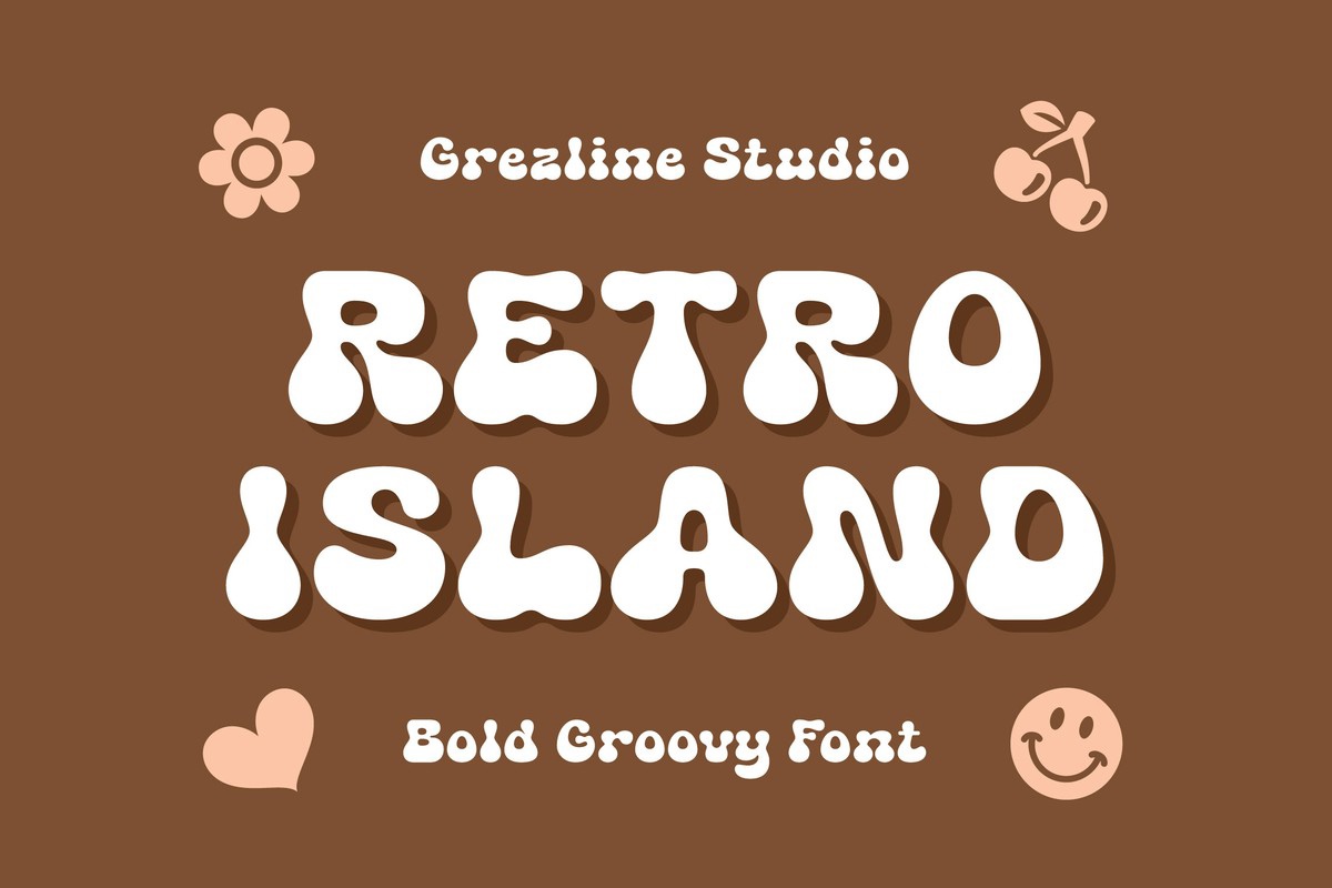 フォント Retro Island
