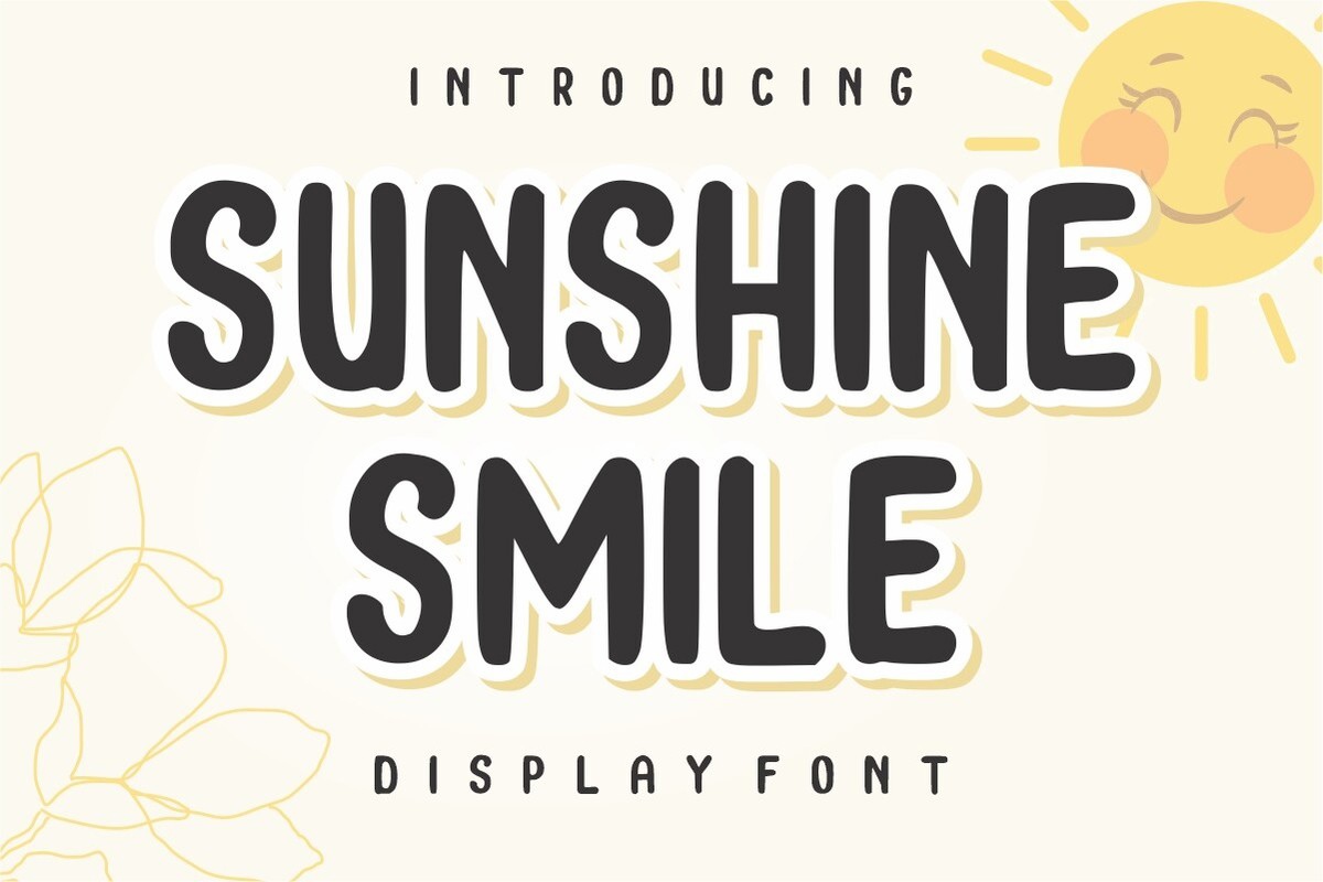 フォント Sunshine Smile