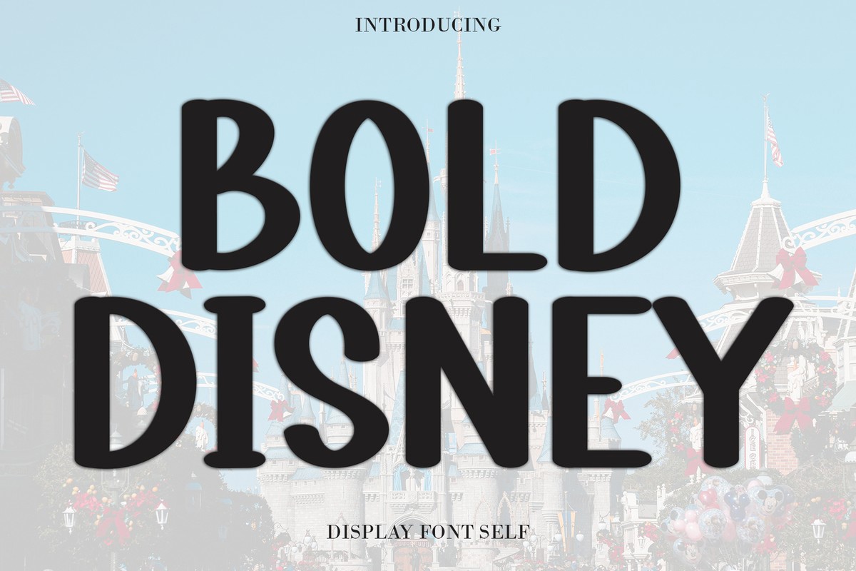フォント Bold Disney