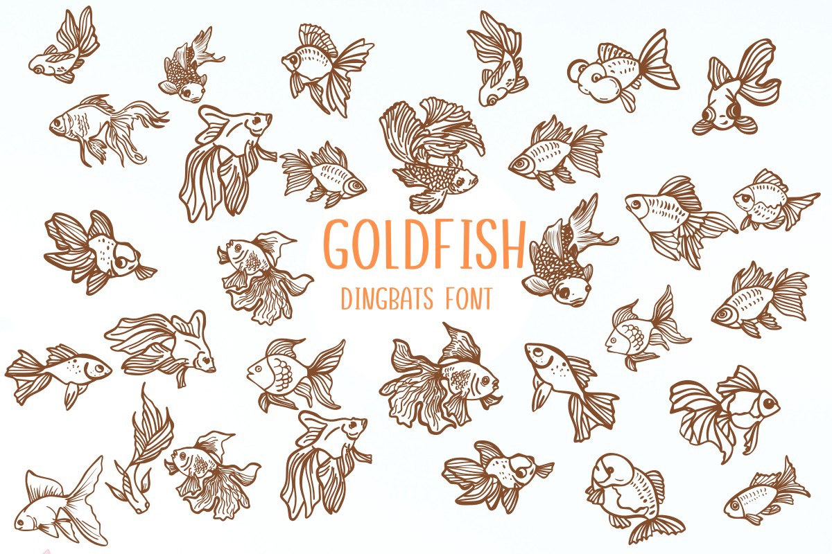 フォント Gold Fish