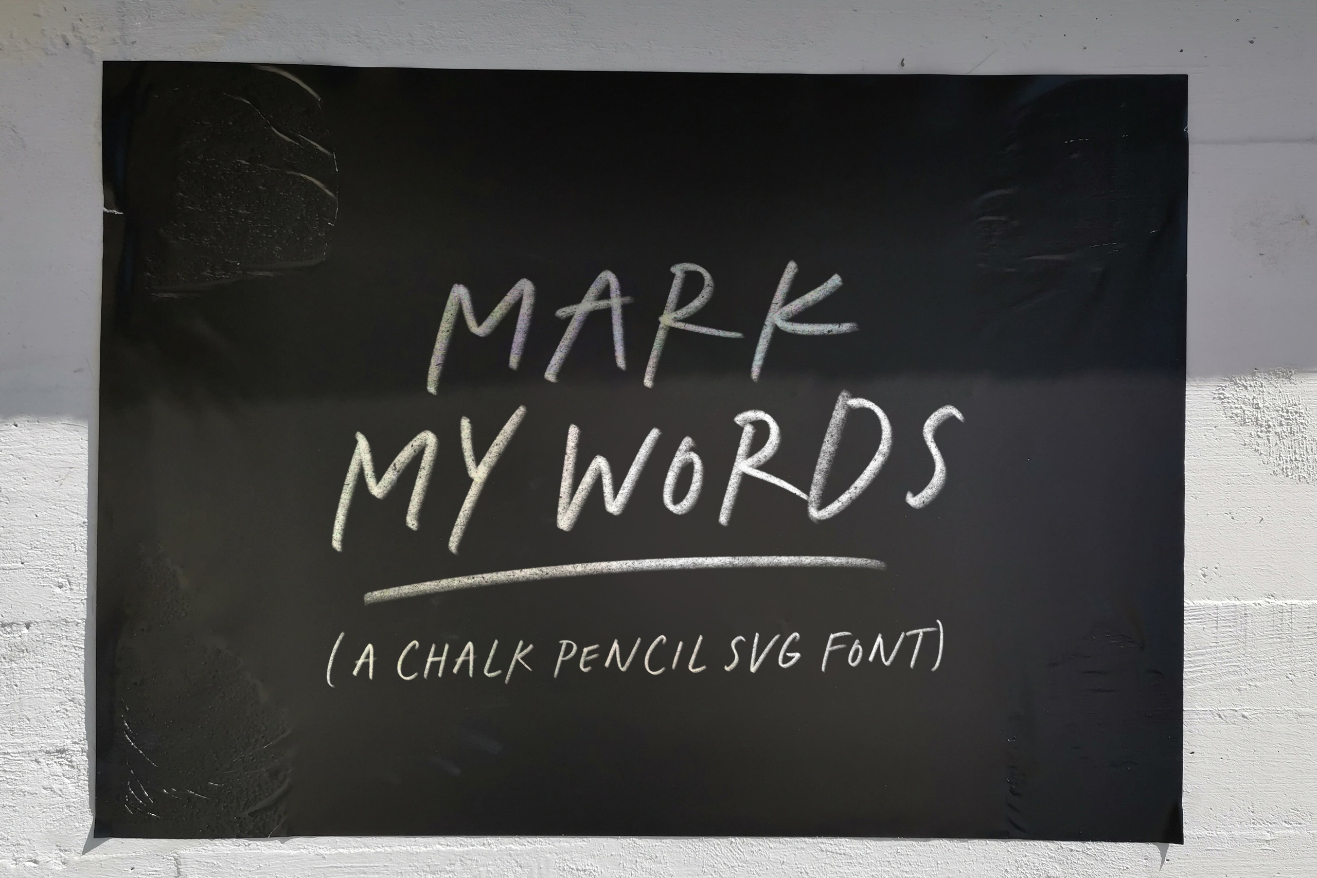 フォント Mark My Words