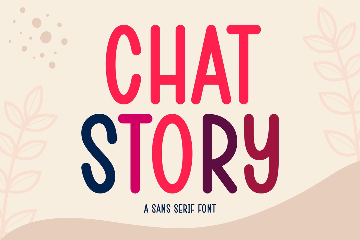 フォント Chat Story