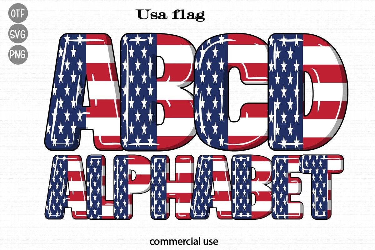 フォント USA Flag