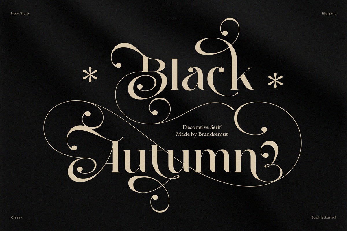 フォント Black Autumn