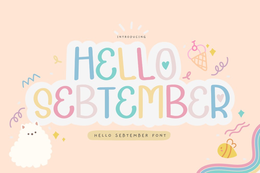 フォント Hello September