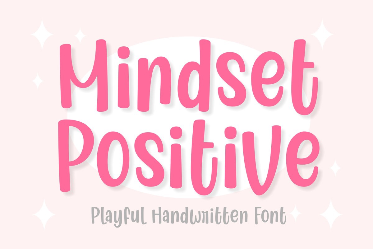 フォント Mindset Positive