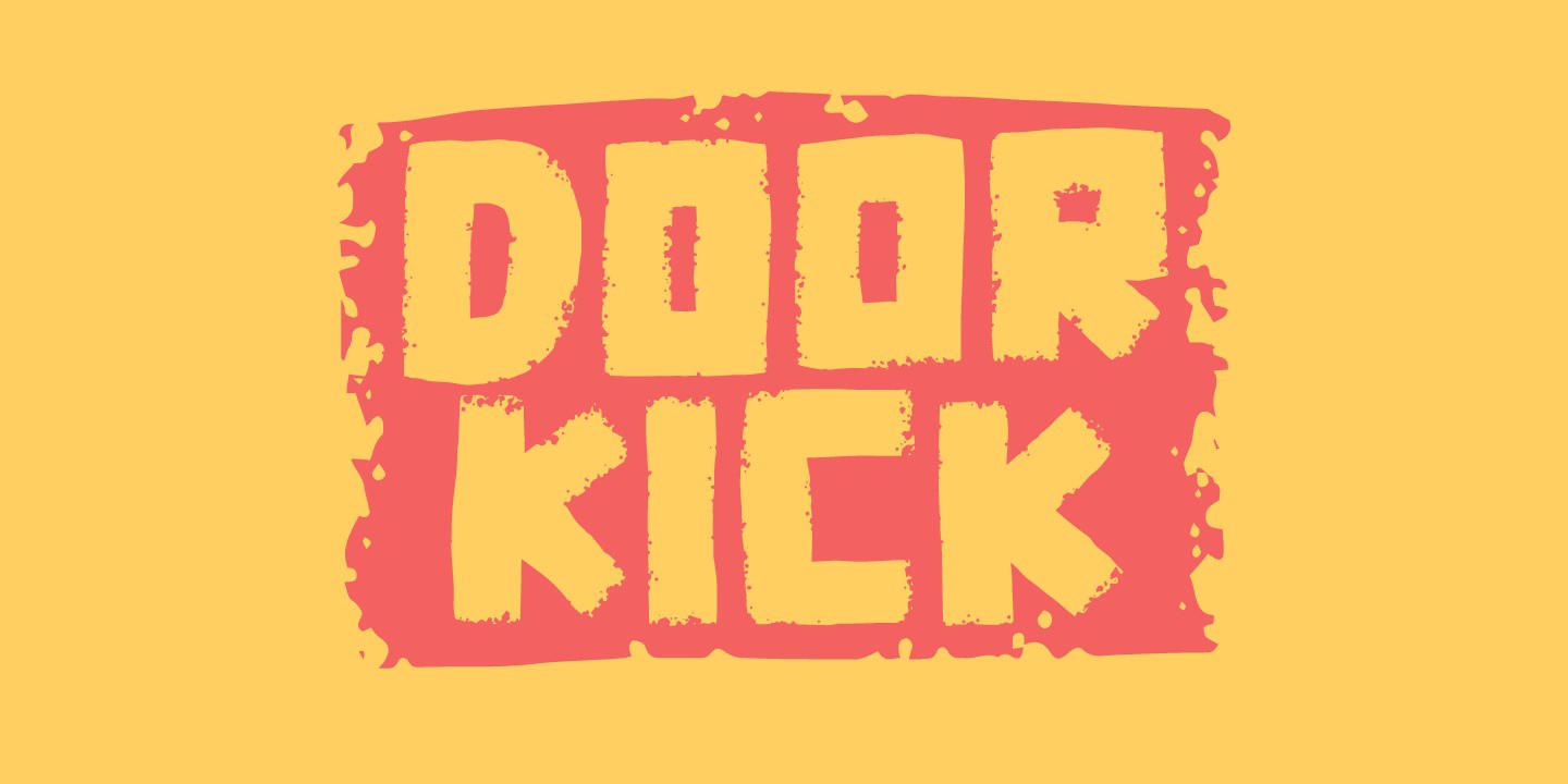 フォント Doorkick