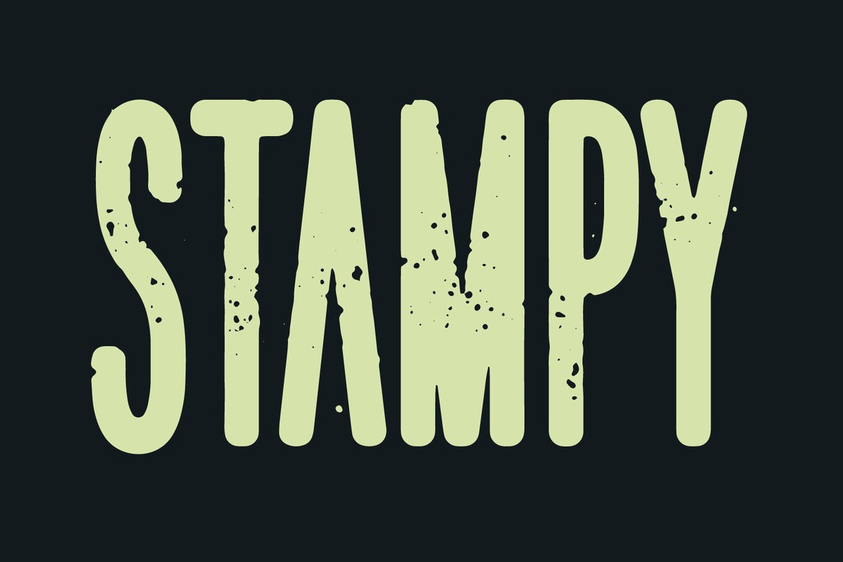 フォント Stampy