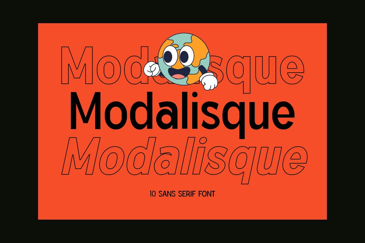フォント Modalisque