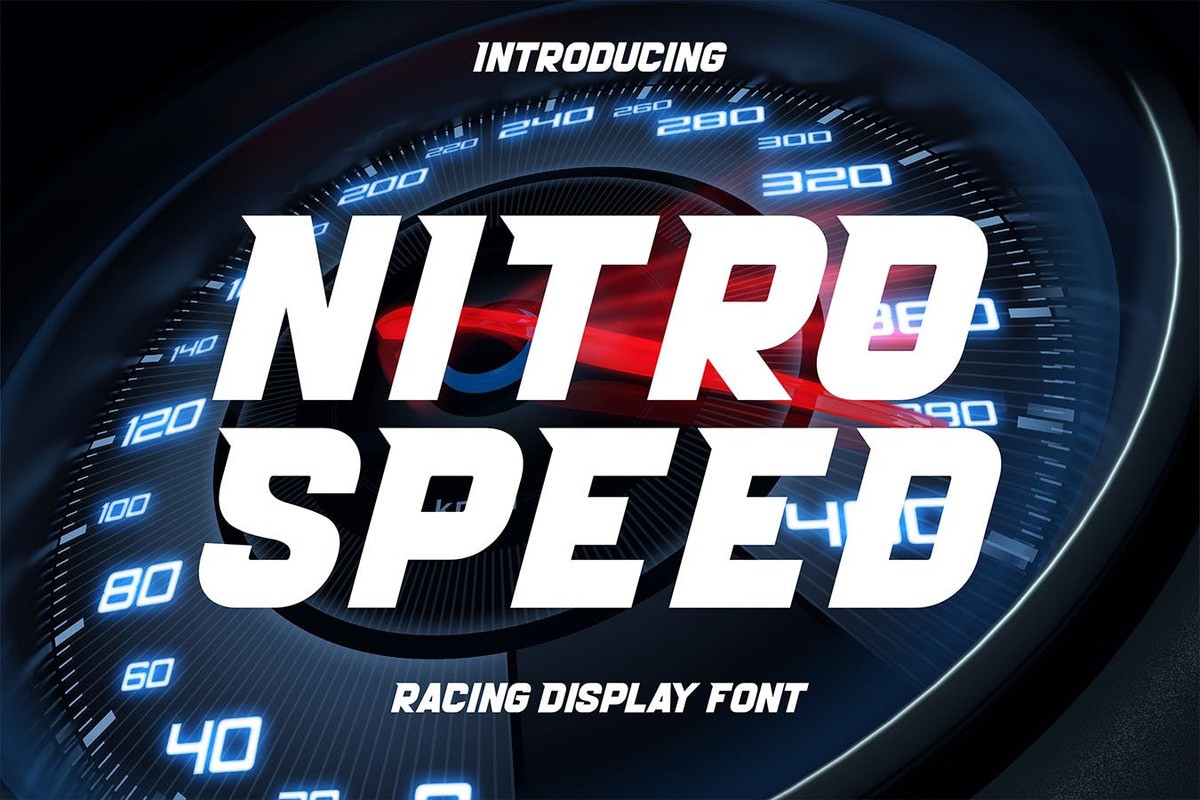 フォント Nitro Speed
