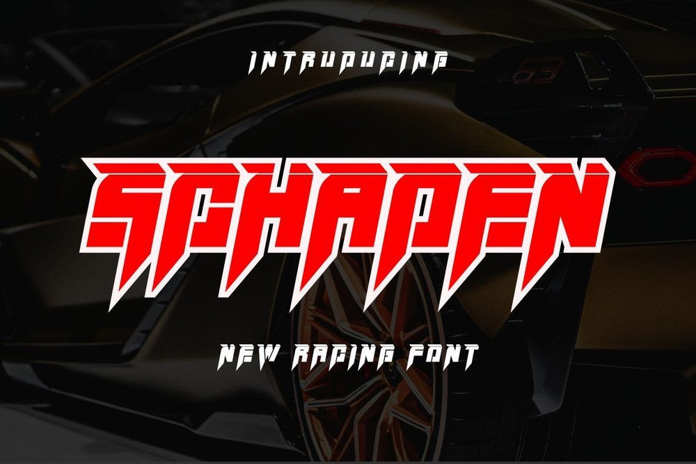 フォント Schaden