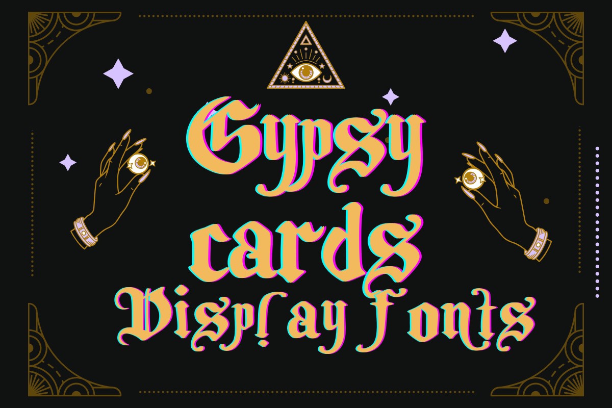 フォント Gypsy Cards