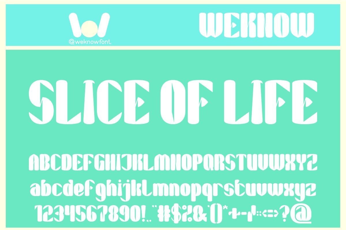 フォント Slice of Life