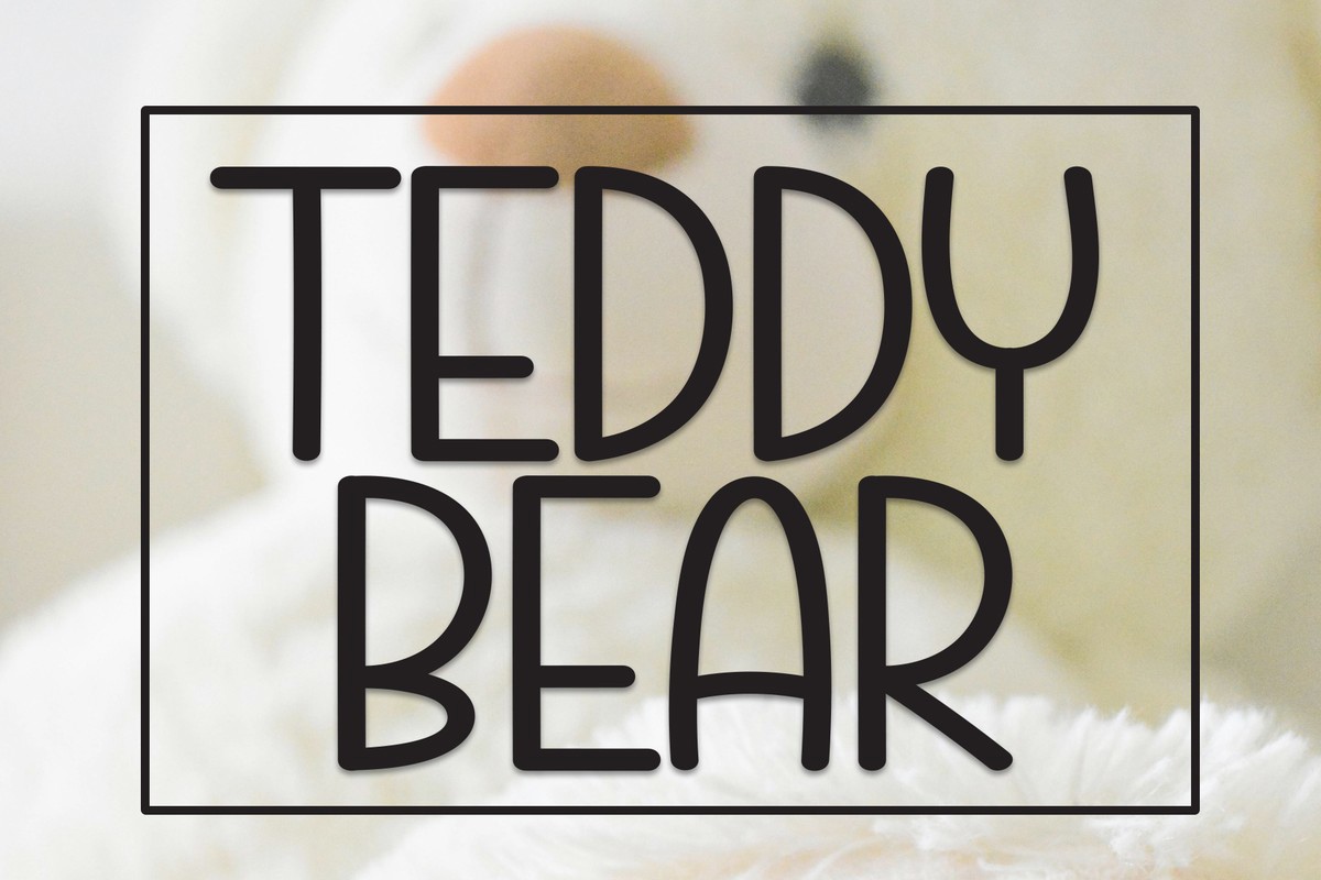 フォント Teddy Bear