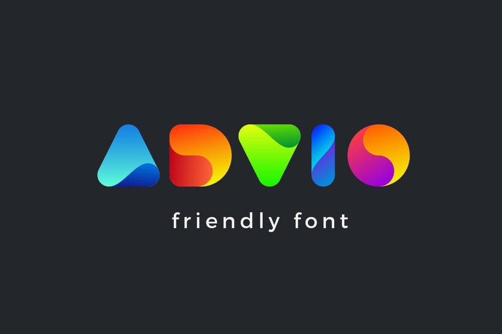 フォント Advio