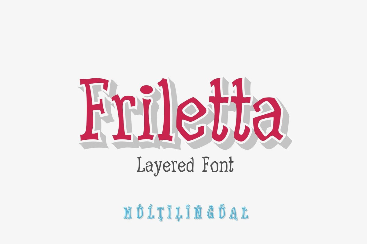 フォント Friletta