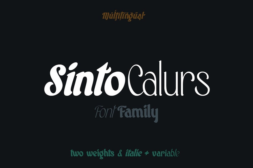 フォント Sinto Calurs