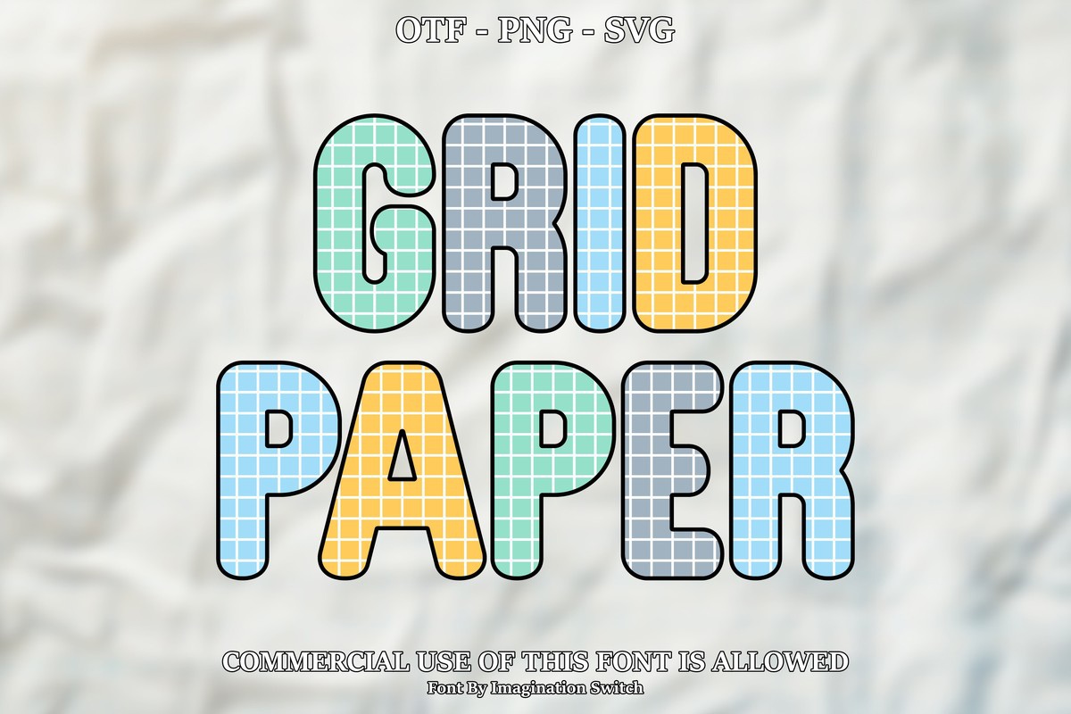 フォント Grid Paper
