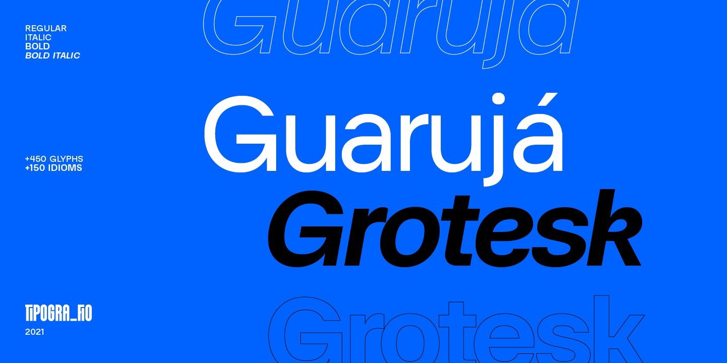 フォント Guaruja Grotesk