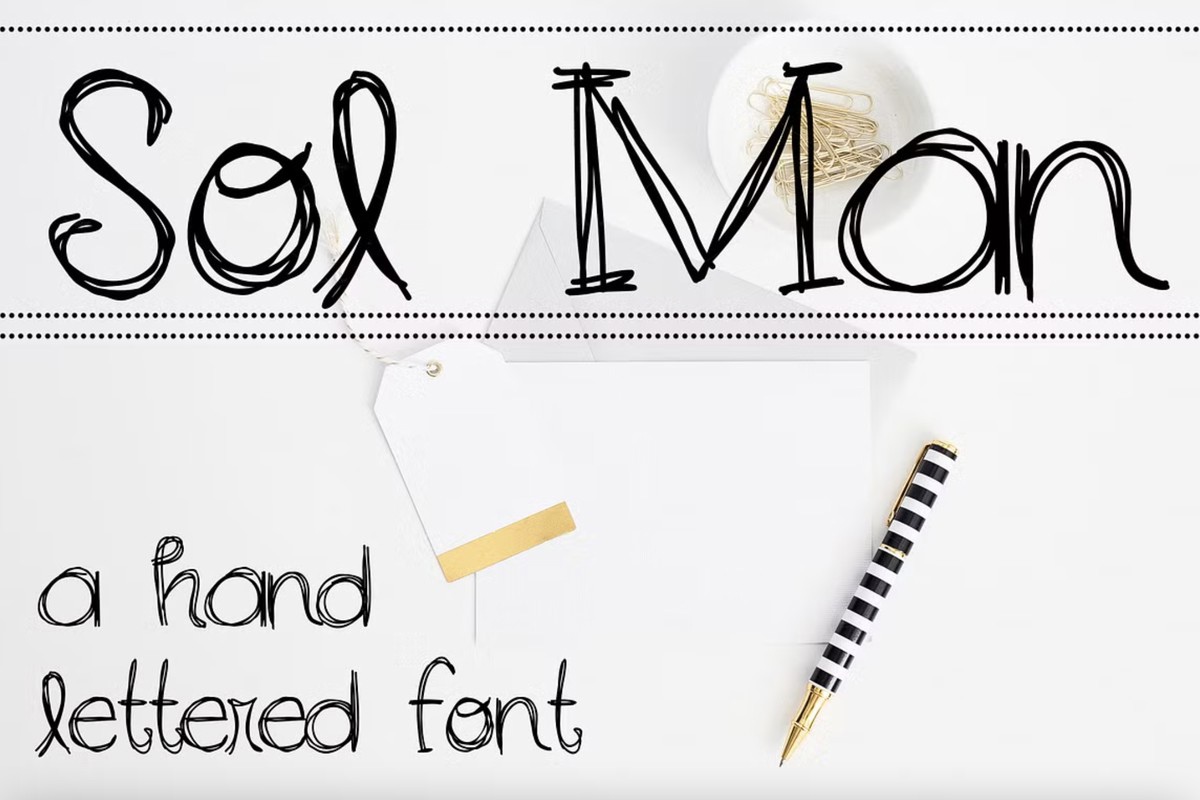 フォント RF Sol Man