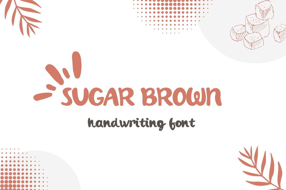 フォント Sugar Brown