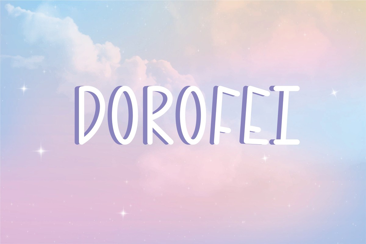 フォント Dorofei