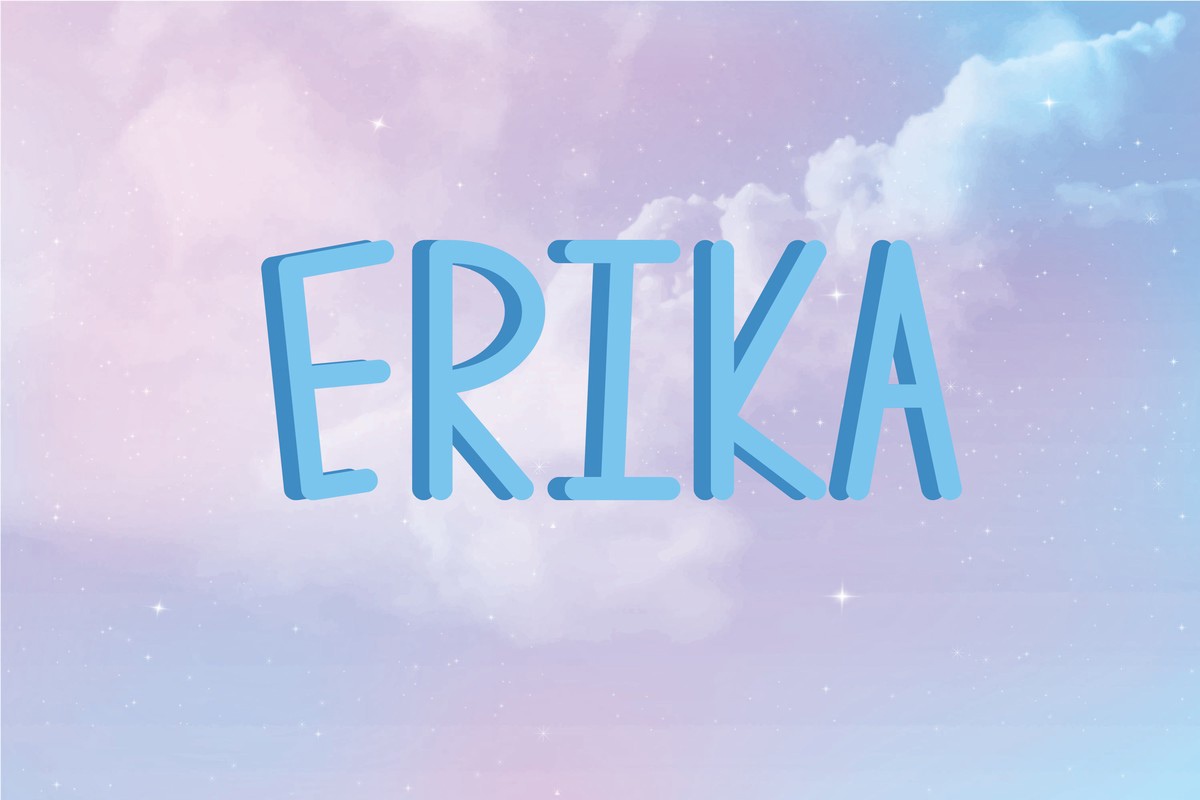 フォント Erika